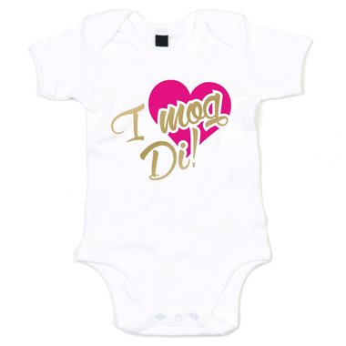 I mog Di - Baby Body weiss-gold 62-68