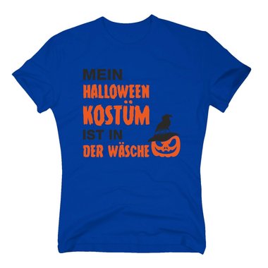 Mein Halloween Kostm ist in der Wsche - Herren T-Shirt dunkelblau-weiss XL