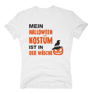 Mein Halloween Kostm ist in der Wsche - Herren T-Shirt dunkelblau-weiss XL