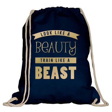 Turnbeutel - Look like a Beauty, train like a Beast