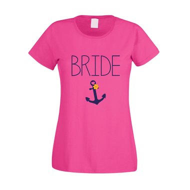 JGA T-Shirt Damen - Bride Anchor