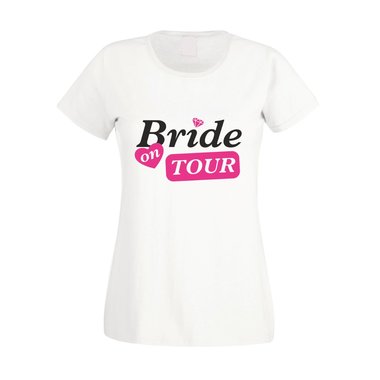 JGA Damen T-Shirt - Bride on Tour