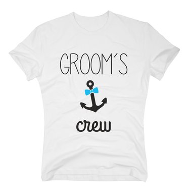 JGA Herren T-Shirt - Grooms Crew Anchor