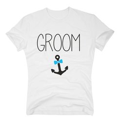 JGA Herren T-Shirt - Groom Anchor