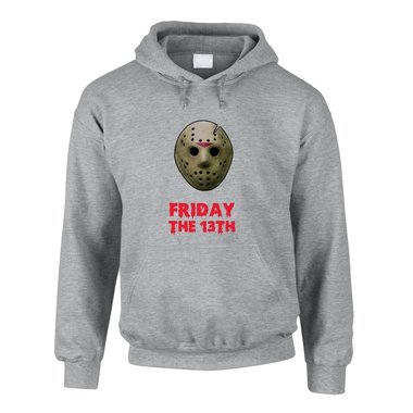 Hoodie Jason Friday the 13th grau XXL